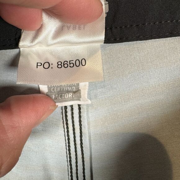 Outerknown Board Shorts Men Size 28 Swim Trunks Pocket Stretch Stripe Beach Surf - Picture 11 of 12